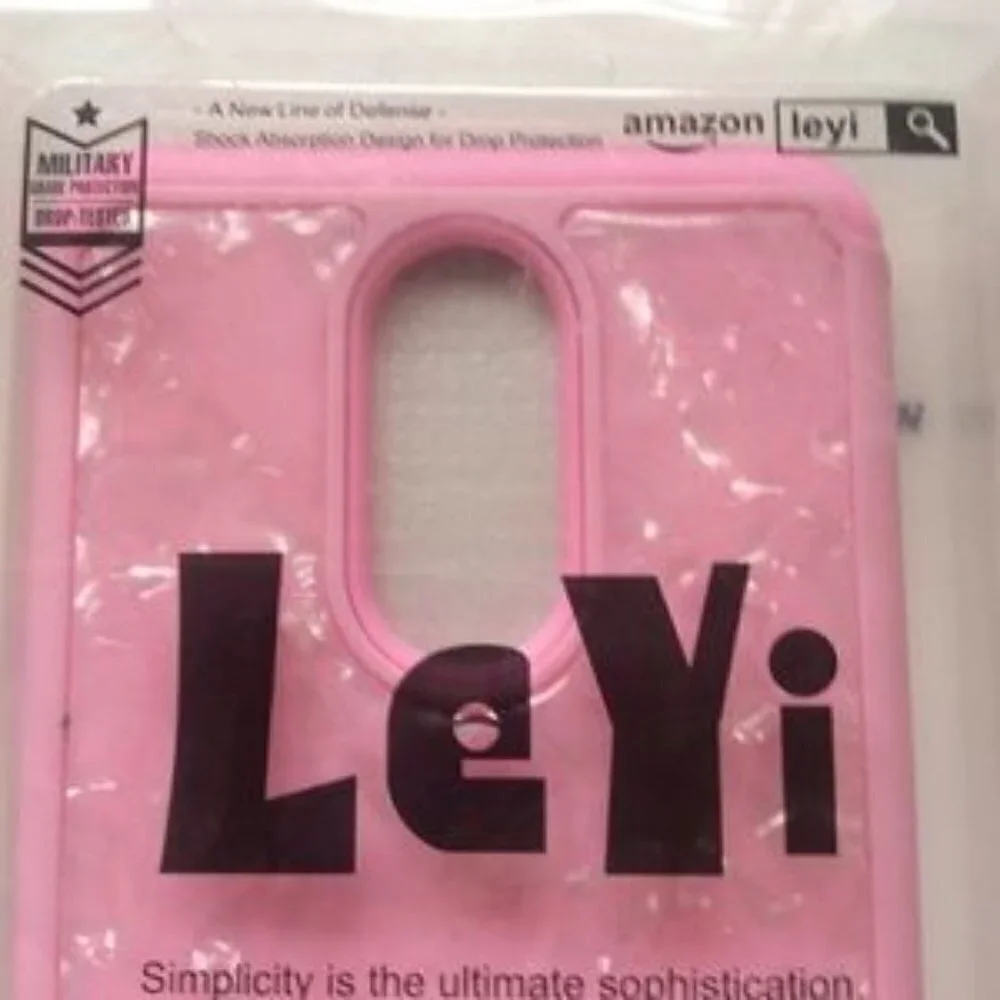 LeYi PINK HARD PHONE CASE  FOR LG STYLO 4